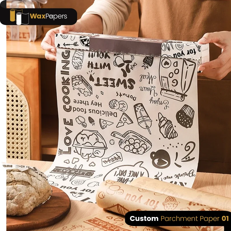VegiMax White Parchment Paper Roll – Non-Stick, Heat Resistant, For Air Fryer & Baking