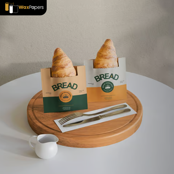 printed bread paper bags