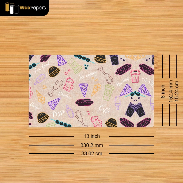 13″x6″ Custom Kraft Paper