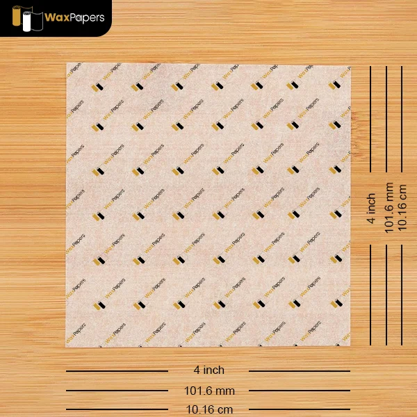 4″x4″ Custom Kraft Paper