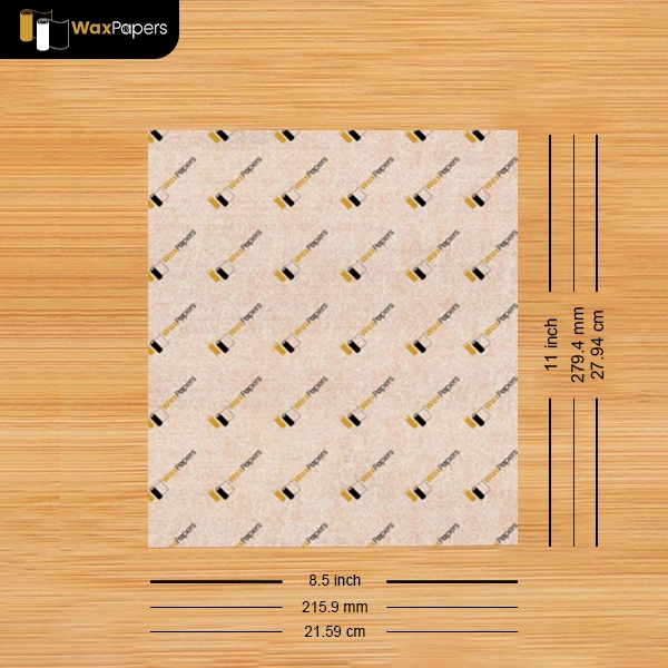 8.5″x11″ Custom Butcher Paper