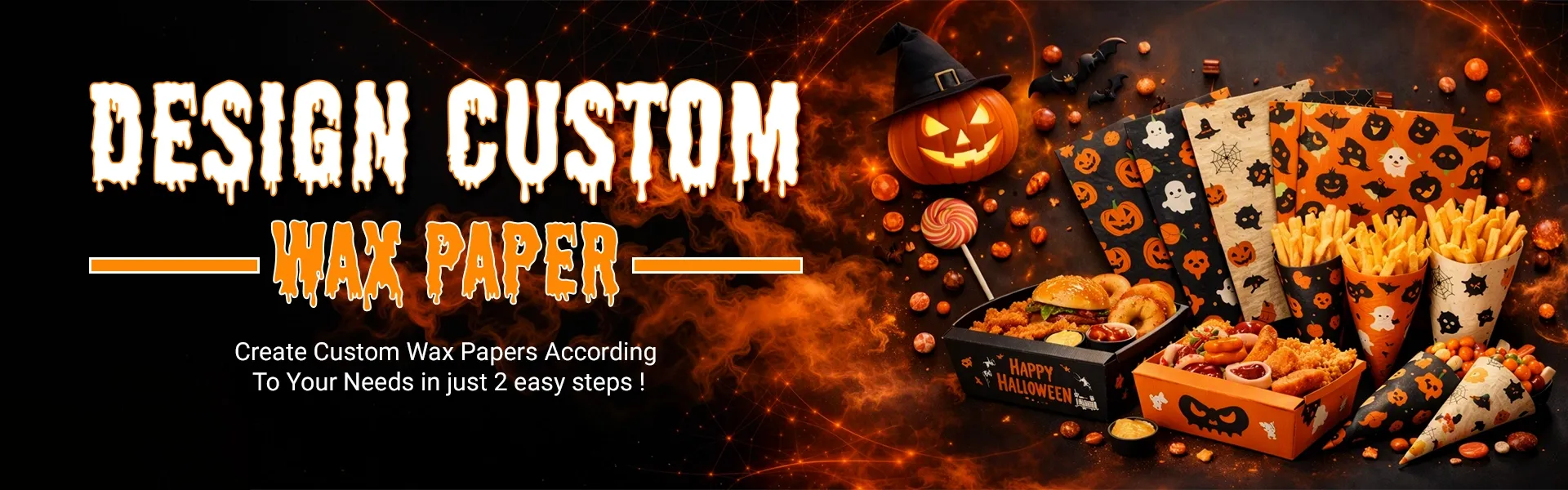 Halloween Custom Wax Paper